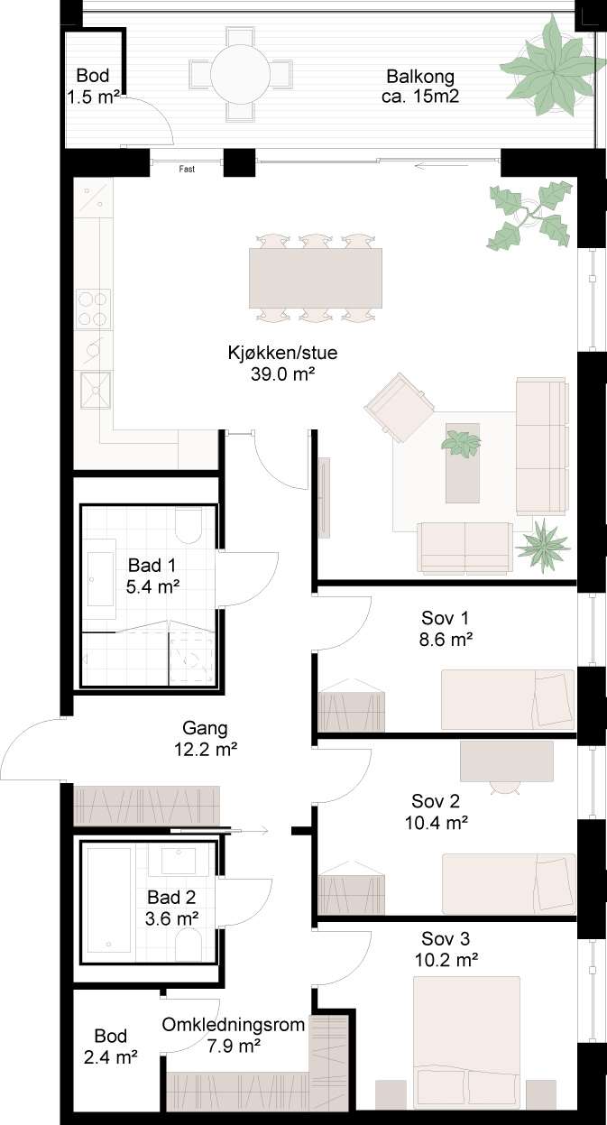 Plantegning 1
